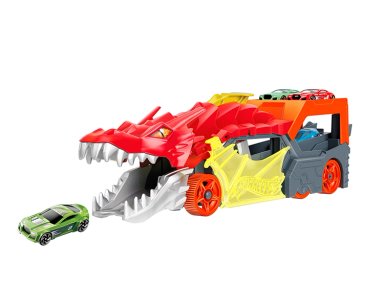 PISTA DE AUTOS HOT WHEELS CITY REMOLQUE DE DRAGÓN - 3