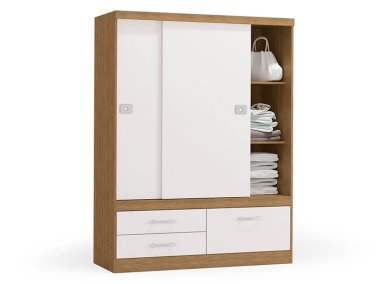 CLOSET YARDAS FREIJO S582 BLANCO 2P 3C - 2