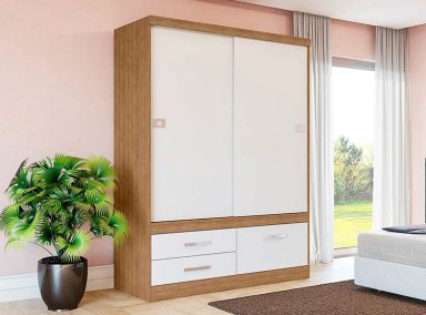 CLOSET YARDAS FREIJO S582 BLANCO 2P 3C - 5
