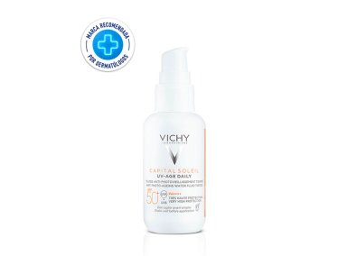 CREMA FACIAL VICHY HIDRATANTE CAPITAL SOLEIL UVAGE COLOR SPF 50+ 40 ML - 1