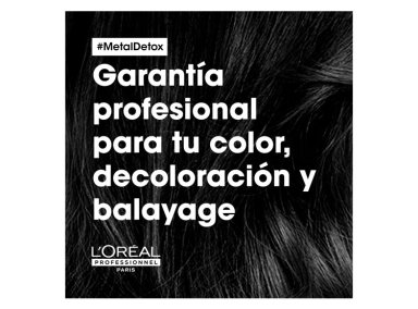 MASCARILLA CAPILAR LOREAL PROFESSIONNEL SUAVIDAD BRILLO METAL DETOX 250 ML CABELLO DAÑADO COLOR - 7