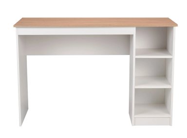 ESCRITORIO CIC 2 REPISAS BLANCO-OLMO ALPINO - 2