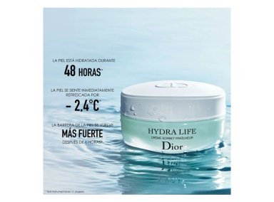 CREMA FACIAL DIOR HIDRATANTE HYDRA LIFE CRÈME SORBET FRAÎCHEUR 50 ML - 4