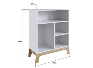 ESTANTE INFANTIL KIDSCOOL FM007ITBC BLANCO - 3