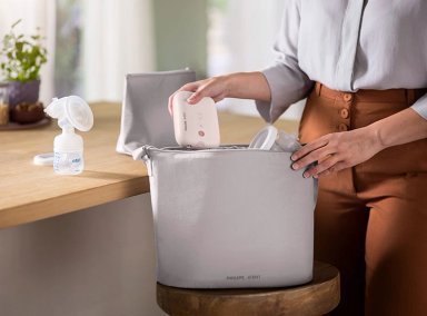 EXTRACTOR LECHE AVENT DOBLE BLANCO - 8