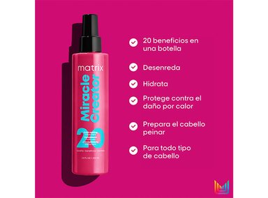 SPRAY PROFESIONAL MULTIBENEFICIOS MATRIX CABELLO DAÑADO MIRACLE CREATOR 400 ML - 3