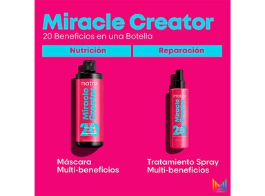 SPRAY PROFESIONAL MULTIBENEFICIOS MATRIX CABELLO DAÑADO MIRACLE CREATOR 400 ML - 5