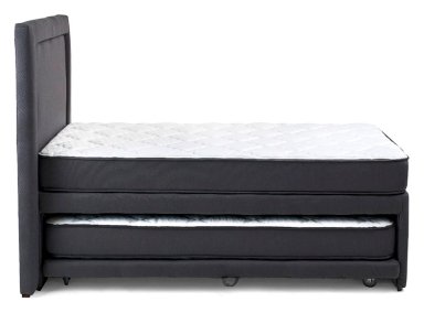 SET CAMA NIDO DRIMKIP 1.5 PLAZAS GRIS + RESPALDO - 3