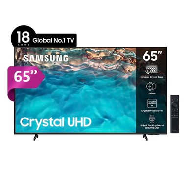 SMART TV SAMSUNG LED UHD 4K 65" BU8000 CRYSTAL - 1