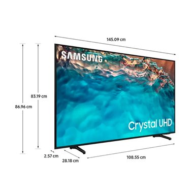 SMART TV SAMSUNG LED UHD 4K 65" BU8000 CRYSTAL - 5