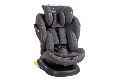 SILLA DE AUTO BEBE CONVERTIBLE SUPRA PREMIUM 360 ISOFIX GRIS - 2