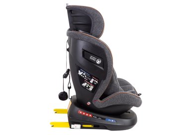 SILLA DE AUTO BEBE CONVERTIBLE SUPRA PREMIUM 360 ISOFIX GRIS - 5