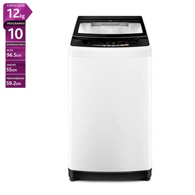LAVADORA CARGA SUPERIOR MADEMSA 12 BZG 12KG BLANCO - 1