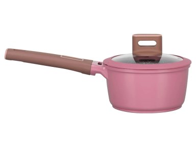 BATERÍA DE COCINA LOVEN RIBE ROSADO 7 PIEZAS - 4