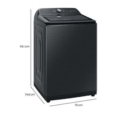 LAVADORA CARGA SUPERIOR SAMSUNG WA22A8370GV 22KG NEGRO - 3
