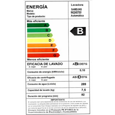 LAVADORA CARGA SUPERIOR SAMSUNG WA22A8370GV 22KG NEGRO - 8