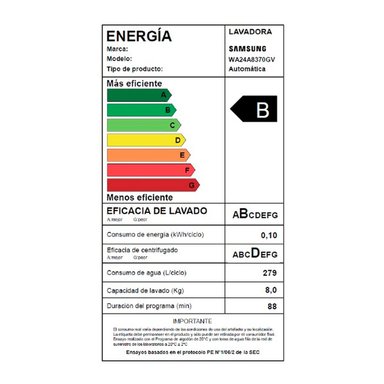 LAVADORA CARGA SUPERIOR SAMSUNG WA24A8370GV 24KG NEGRO - 8
