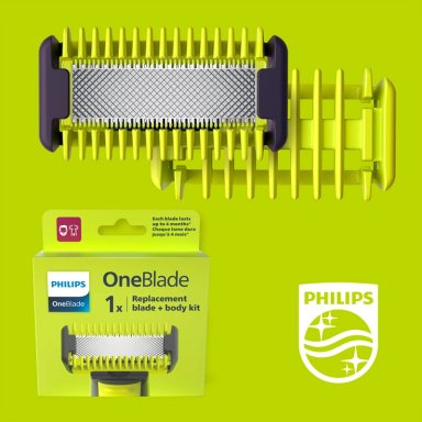 CABEZAL DE REPUESTO PHILIPS ONEBLADE FACE&BODY QP610/51 - 3