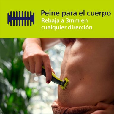 CABEZAL DE REPUESTO PHILIPS ONEBLADE FACE&BODY QP610/51 - 6