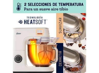 BATIDORA PLANETARIA OSTER® CON TECNOLOGÍA HEATSOFT™ FPSTSMPL4W - 4
