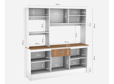 MUEBLE COCINA CIC JUELIETA 8P 1C - 3