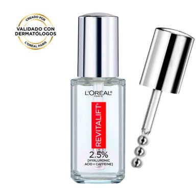 SERUM OJOS LOREAL DERMO EXPERTISE REVITALIFT 0.025 ÁCIDO HIALURÓNICO + CAFEÍNA 20 ML - 9