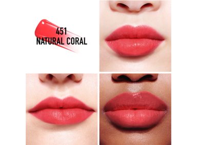 LABIAL DIOR ADDICT LIP TINT 451 NATURAL CORAL - 3