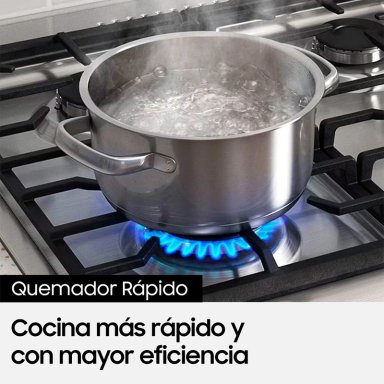 COCINA A GAS SAMSUNG NX52A7422CS 5 PLATOS GRIS - 5