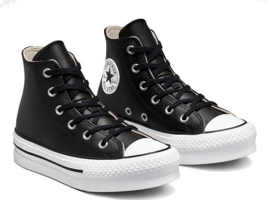 ZAPATILLAS NIÑA CONVERSE URBANAS NEGRO LIFT - 2