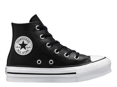 ZAPATILLAS NIÑA CONVERSE URBANAS NEGRO LIFT - 1