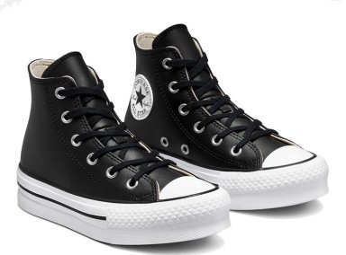ZAPATILLAS NIÑA CONVERSE URBANAS NEGRO LIFT - 2