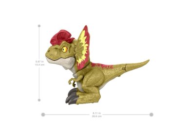 DINOSAURIO INTERACTIVO JURASSIC WORLD ROADY ROARS DILOPHOSAURUS - 3