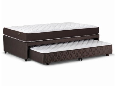 CAMA DIVAN ROSEN ERGO T 1.5 PLAZAS CAFÉ - 1