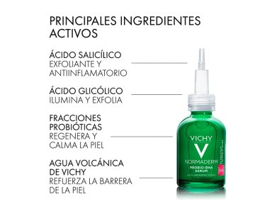 SERUM FACIAL VICHY ANTIIMPERFECCIONES NORMADERM PROBIO-BHA 30 ML - 3