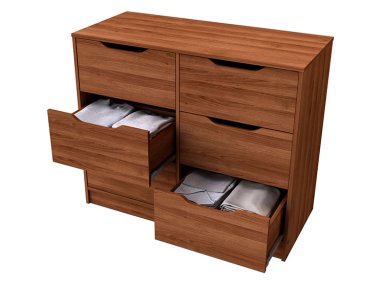COMODA CIC NOGAL 6C - 3