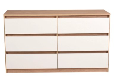 COMODA CIC NORDICA OLMO BLANCO 6C - 1