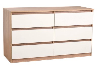 COMODA CIC NORDICA OLMO BLANCO 6C - 2