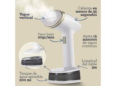 PLANCHA A VAPOR OSTER 1200 W GCSTFS200 VAPORIZADOR PRENDAS DE MANO PLEGABLE - 10