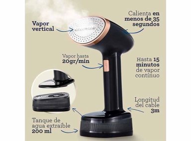 PLANCHA A VAPOR OSTER 1200 W GCSTFS300 VAPORIZADOR PRENDAS DE MANO PLEGABLE - 10