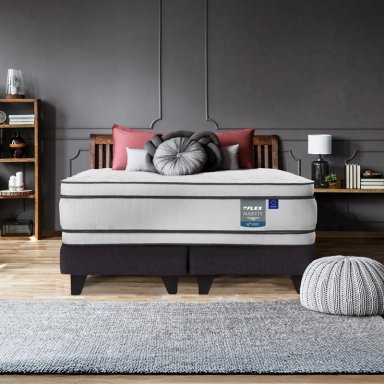 JUEGO DE DORMITORIO FLEX CAMA EUROPEA MAJESTY KING + SET COLONIA - 7