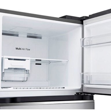 REFRIGERADOR TOP FREEZER LG VT32BPP 315L NO FROST PLATA - 6