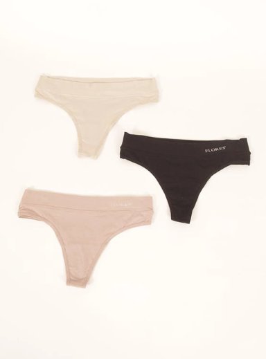 3 PACK CULOTTE MUJER FLORES 25005 - 1