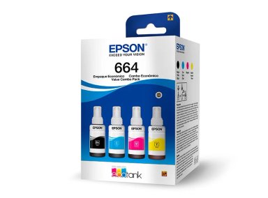 PACK 4 TINTA EPSON T664 - 1