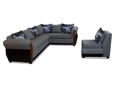 SOFA SECCIONAL DERECHO ELEGANT DETAIL GIRONA TELA PU 7C - 1