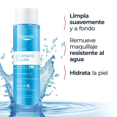 LIMPIADOR FACIAL EUCERIN LOCION MICELAR DERMATOCLEAN 400 ML - 3