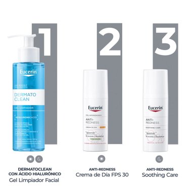 CREMA FACIAL EUCERIN HIDRATANTEANTIENROJECIMIENTO SPF 25 50 ML - 9