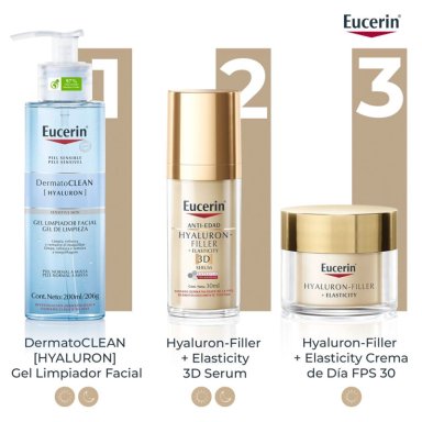 SERUM FACIAL EUCERIN CREMA GEL DÍA HYALURON FILLER ELASTICITY SPF 30 50 ML - 6