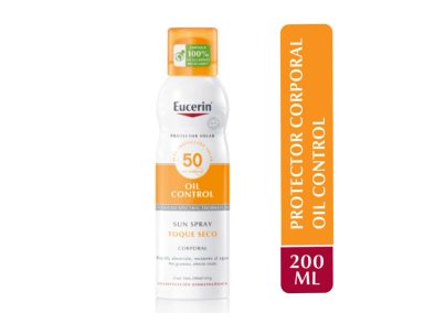 PROTECTOR SOLAR CORPORAL EUCERIN SUN BODY SPRAY SENSITIVE PROTECT TOQUE SECO SPF 50 200 ML - 1