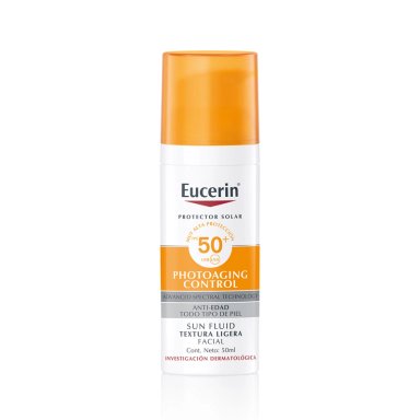PROTECTOR SOLAR EUCERIN ANTIEDAD SUN FACE FLUIDO SPF 50+ 50 ML - 1