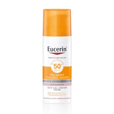 PROTECTOR SOLAR FACIAL EUCERIN SUN PIGMENT CONTROL TINTED TONO CLARO SPF 50+ 50 ML - 1